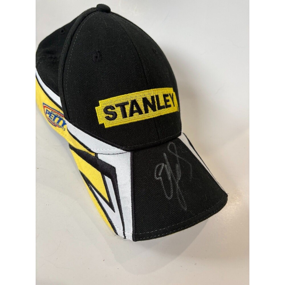 Elliott Sadler #19 Stanley NASCAR Signed Hat Petty Motorsports Cap Autograph